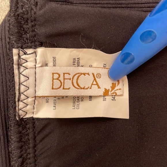 BECCA fine line halter bikini top in women’s size s/p - Picture 12 of 13